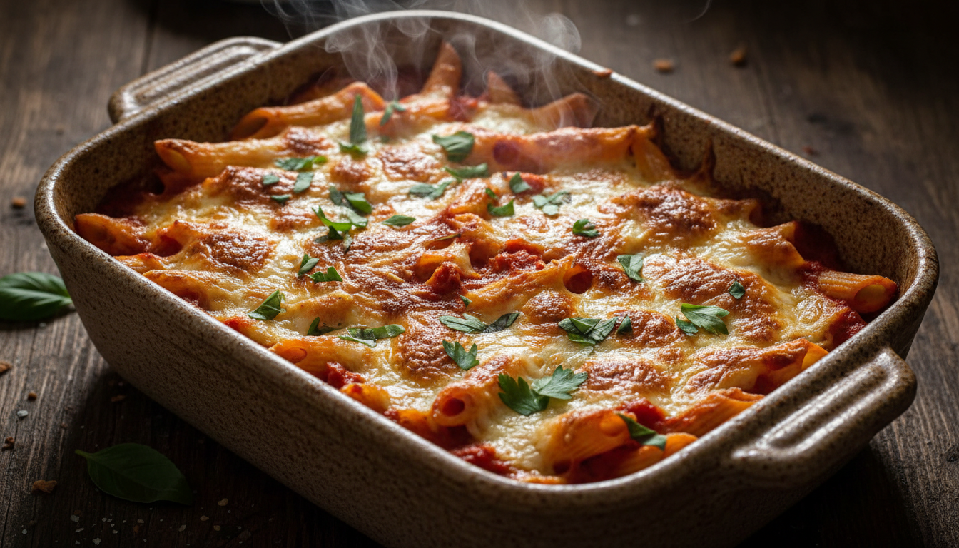 Baked Italian lasagna